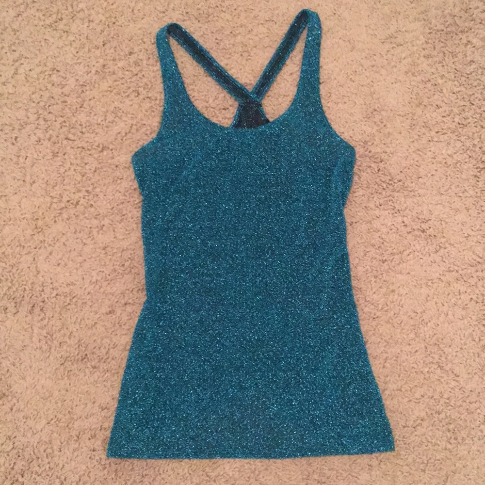 Turquoise Express X-Back Tank